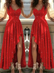 Chic Red Cocktail Dress for Elegant Evening Occasions