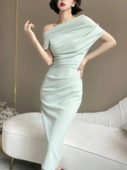 Chic Summer Bodycon Midi Dresses for Women